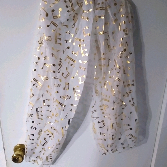 Music NoteTheme Backdrop Decor Scarf  - Clone listing - Picture 2 of 5